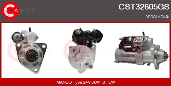 CASCO Mot.Avv.DOOSAN,ONAN