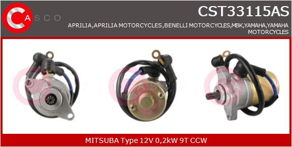 CASCO Mot.Avv.APRILIA,BENELLI,YAMAHA