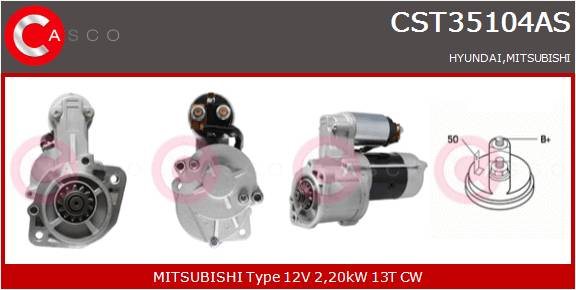 CASCO Mot.Avv.MITSUBISHI-HYUNDAI