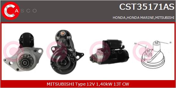 CASCO Mot.Avv.MITSUBISHI