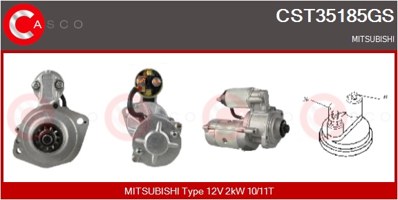 CASCO Mot.Avv.MITSUBISHI INDUSTRIAL