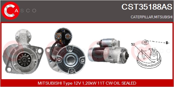 CASCO Mot.Avv.MITSUBISHI INDUSTRIAL