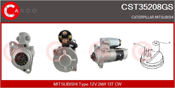CASCO Mot.Avv.MITSUBISHI INDUSTRIAL