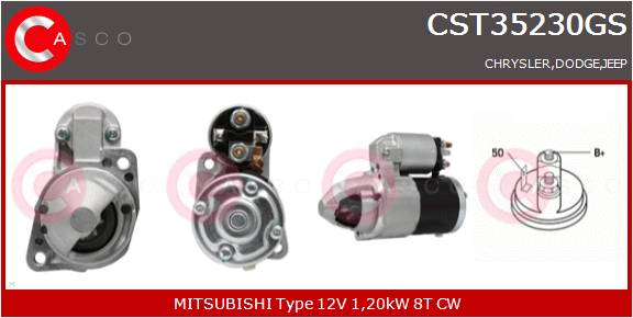 CASCO MOT. AVVIAMENTO  CHRYSLER,DODGE,JEEP