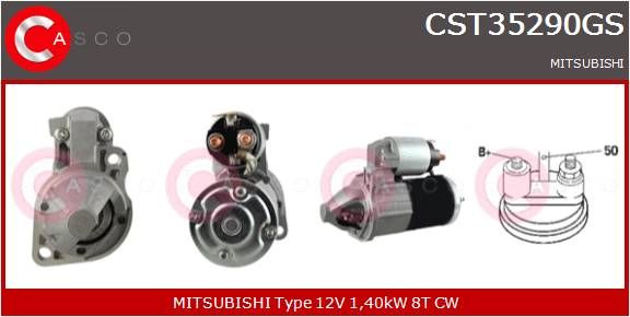 CASCO Mot.Avv.Mitsubishi