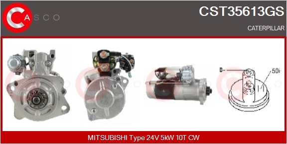 CASCO Mot.Avv.CATERPILLAR