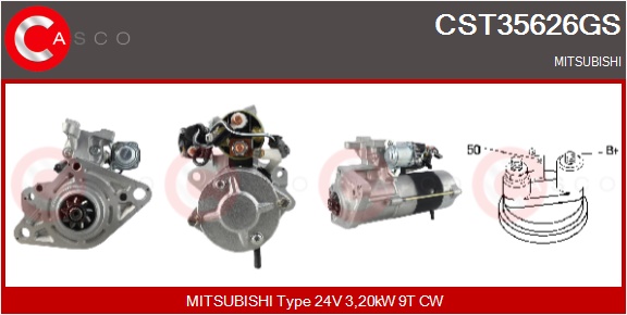 CASCO Mot.Avv.MITSUBISHI INDUSTRIAL