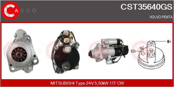 CASCO Mot.Avv.VOLVO PENTA