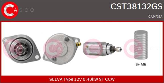 CASCO MOT. AVVIAMENTO  SELVA MARINE