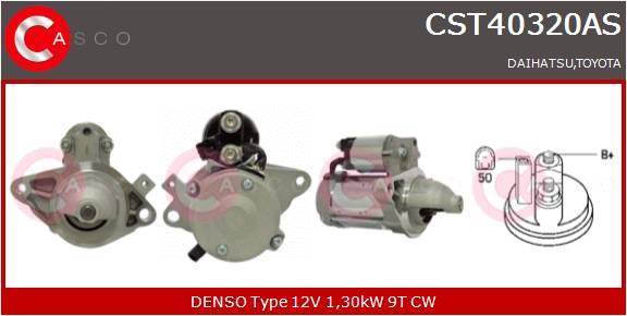 CASCO Mot.Avv.Toyota Yaris 2005>-12V 1,3kW