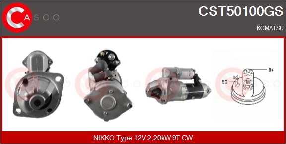 CASCO Mot.Avv.KOMATSU