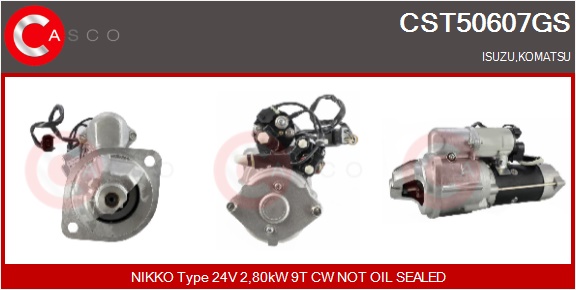 CASCO Mot.Avv.ISUZU,KOMATSU