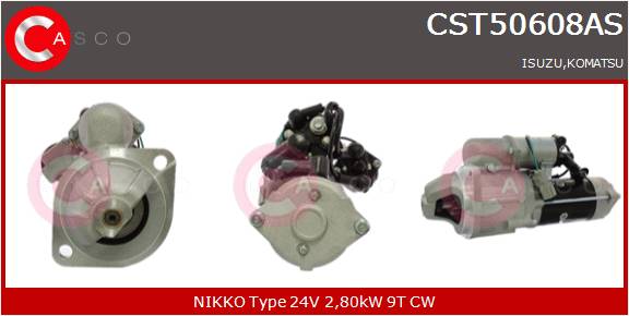 CASCO Mot.Avv.ISUZU,KOMATSU