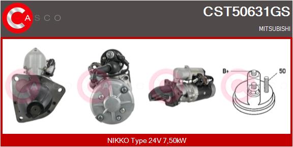 CASCO Mot.Avv.MITSUBISHI INDUSTRIAL