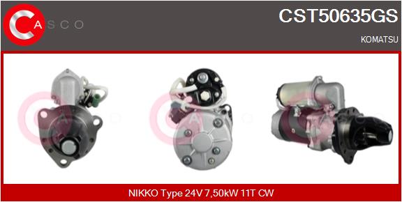 CASCO Mot.Avv.KOMATSU