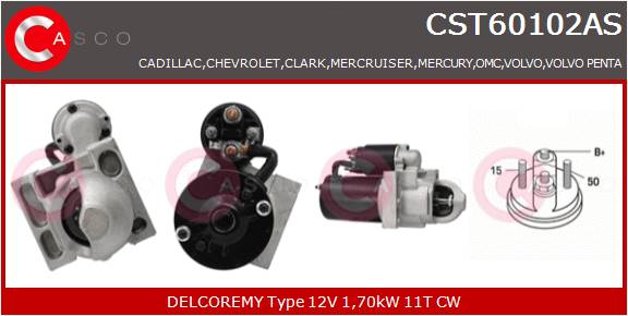 CASCO Mot.Avv.MERCURY MARINE,VOLVO PENTA