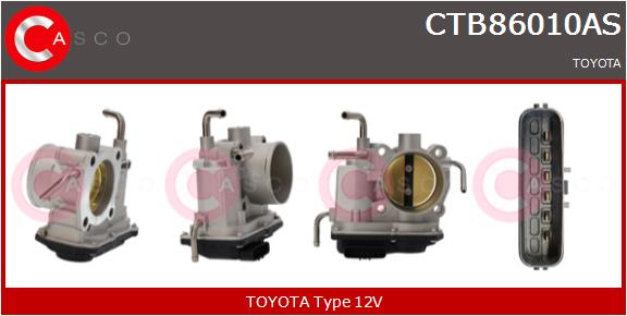 CASCO Corpo farfallato TOYOTA