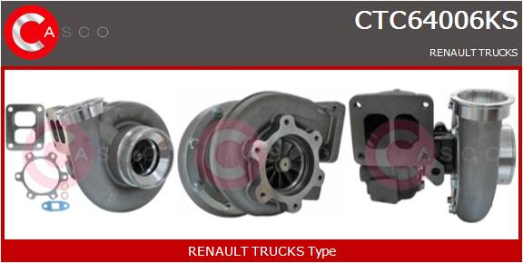 CASCO TURBOCOMPRESSORE  RENAULT TRUCKS