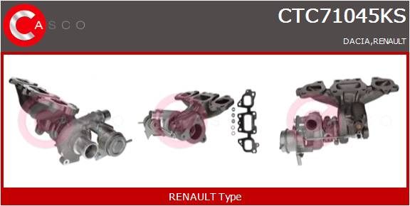 CASCO TURBOCOMPRESSORE  RENAULT-NISSAN