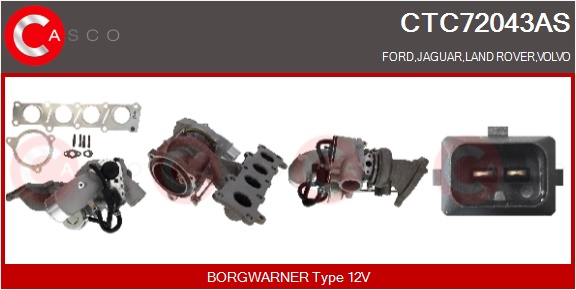 CASCO Turbocompressore, Sovralimentazione FORD,JAG