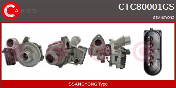 CASCO TURBOCOMPRESSORE  SSANGYONG