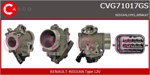 CASCO VALVOLA EGR   RENAULT, NISSAN