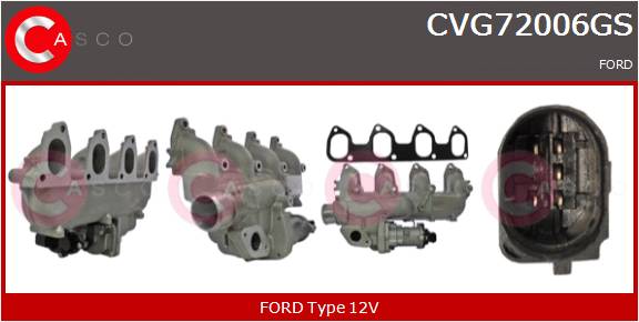 CASCO VALVOLA EGR   FORD