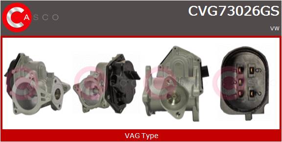 CASCO VALVOLA EGR   VAG