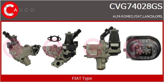 CASCO VALVOLA EGR   FIAT