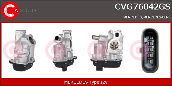 CASCO Valvola ricircolo gas scarico-EGR MERCEDES