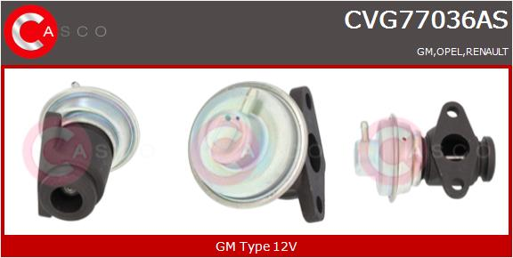 CASCO Valvola ricircolo gas scarico-EGR GM