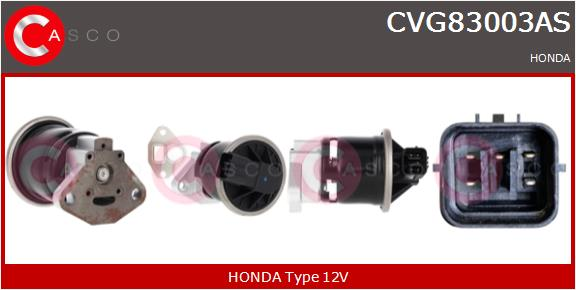 CASCO Valvola ricircolo gas scarico-EGR HONDA