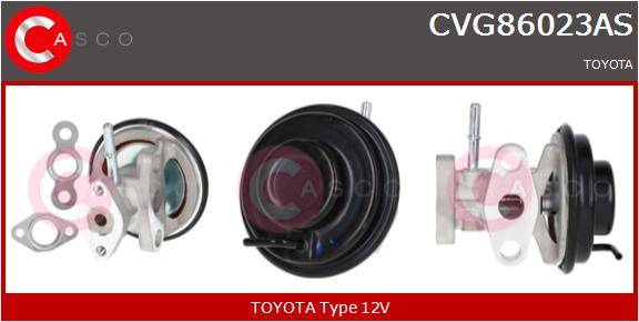 CASCO Valvola ricircolo gas scarico-EGR TOYOTA-LEX