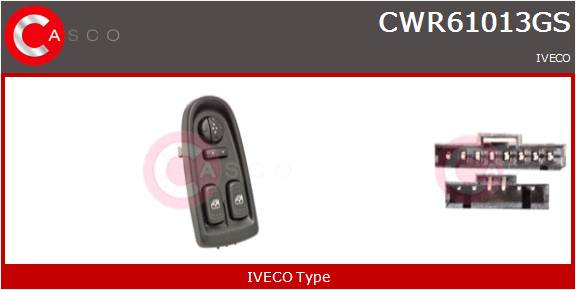 CASCO INTERRUTTORE ALZAVETRO IVECO