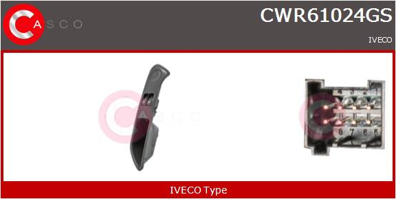 CASCO INTERRUTTORE ALZAVETRO  IVECO