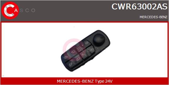 CASCO INTERRUTTORE ALZAVETRO  MERCEDES_TRUCK