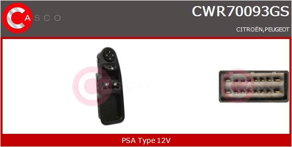 CASCO INTERRUTTORE ALZAVETRO  PSA