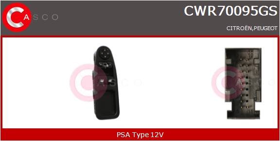CASCO INTERRUTTORE ALZAVETRO  PSA