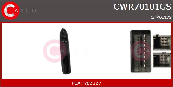 CASCO INTERRUTTORE ALZAVETRO  PSA