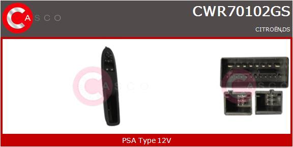 CASCO INTERRUTTORE ALZAVETRO  PSA