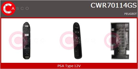 CASCO INTERRUTTORE ALZAVETRO  PSA