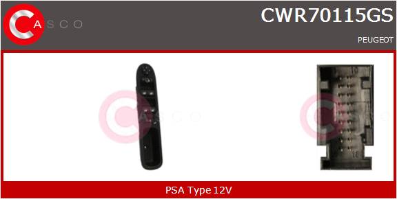 CASCO INTERRUTTORE ALZAVETRO  PSA