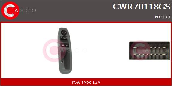 CASCO INTERRUTTORE ALZAVETRO  PSA