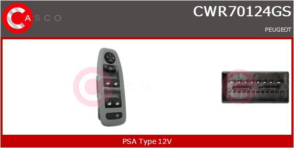 CASCO INTERRUTTORE ALZAVETRO  PSA
