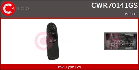 CASCO INTERRUTTORE ALZAVETRO  PSA