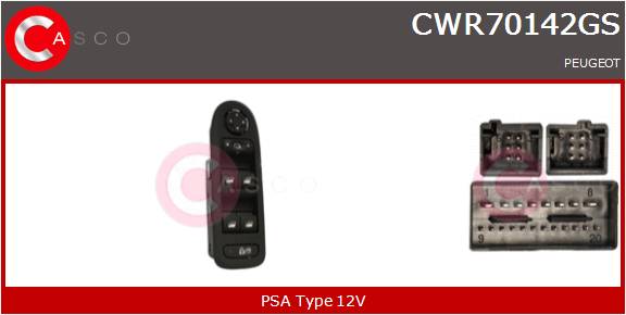 CASCO INTERRUTTORE ALZAVETRO  PSA