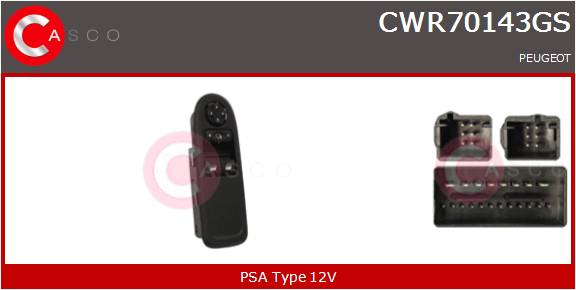 CASCO INTERRUTTORE ALZAVETRO  PSA
