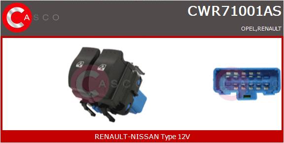 CASCO INTERRUTTORE ALZAVETRO  RENAULT_GROUP