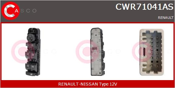 CASCO INTERRUTTORE ALZAVETRO  RENAULT_GROUP