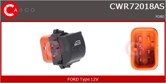 CASCO INTERRUTTORE ALZAVETRO  FORD